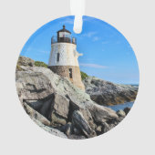 Castle Hill Lighthouse, Rhode Island Ornament (achterkant)
