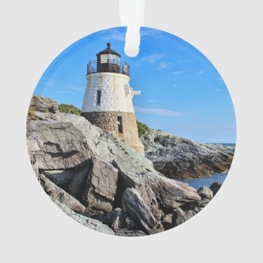 Castle Hill Lighthouse, Rhode Island Ornament (achterkant)