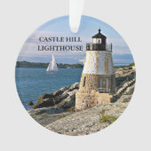 Castle Hill Lighthouse, Rhode Island Ornament (voorkant)