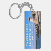 Castle Hill Lighthouse, Rhode Island Sleutelhanger (Voorkant Links)