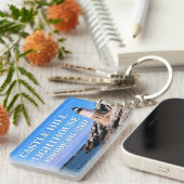 Castle Hill Lighthouse, Rhode Island Sleutelhanger (Voorkant Rechts)