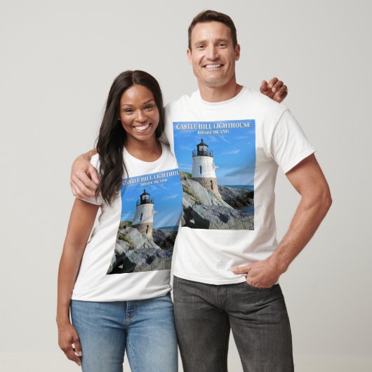Castle Hill Lighthouse, Rhode Island T-shirt (Unisex)