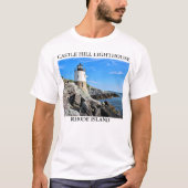 Castle Hill Lighthouse, Rhode Island T-shirt (Voorkant)