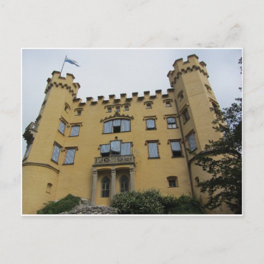 Castle - Hohenschwangau, Duitsland Briefkaart (Voorkant)