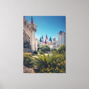 Castle Hotel Exterior Canvas Afdruk