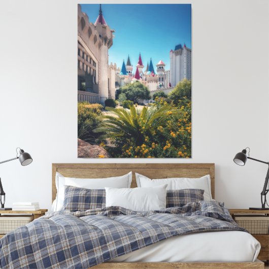 Castle Hotel Exterior Canvas Afdruk (Insitu (Slaapkamer))