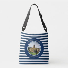 Castle Howard North Yorkshire Waterverf Painting Crossbody Tas
