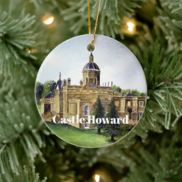 Castle Howard North Yorkshire Waterverf Painting Keramisch Ornament