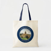 Castle Howard North Yorkshire Waterverf Painting Tote Bag (Voorkant)