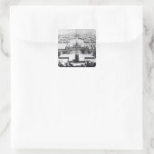Castle Howard, van 'Vitruvius Britannicus' Vierkante Sticker (Tas)