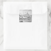 Castle Howard Vierkante Sticker (Tas)