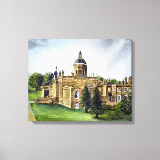 Castle Howard, York, Engeland Canvas Afdruk (Voorkant)