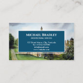 Castle Howard York Waterverf Landschap Visitekaartje (Achterkant)