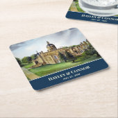Castle Howard York Waterverf schilderen Kartonnen Onderzetters (Schuin)