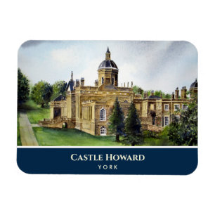 Castle Howard York Waterverf schilderen Magneet