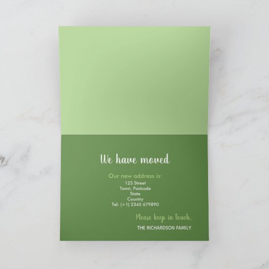 Castle Howard Yorkshire New Home We hebben verhuis Aankondiging (Binnen)