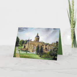 Castle Howard Yorkshire New Home We hebben verhuis Aankondiging
