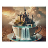 Castle in a Teacup – A Fantasy World in Miniature Perfect Poster (Voorkant)