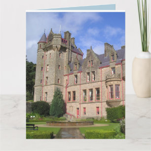 CASTLE IN BELFAST IERLAND BIRTHDAY Wenskaart Kaart