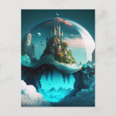 Castle in Crystal Ball Briefkaart (Voorkant)