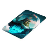 Castle in Crystal Ball Magneet (Linkerzijde)