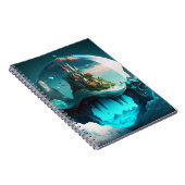 Castle in Crystal Ball Notitieboek (Rechterzijde)