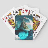 Castle in Crystal Ball Pokerkaarten (Achterkant)