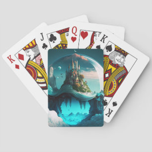 Castle in Crystal Ball Pokerkaarten