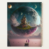 Castle in de moon Fantasy Art Planner (Achterkant)