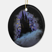 Castle in de Sky Keramisch Ornament (Links)