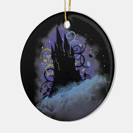 Castle in de Sky Keramisch Ornament (Links)