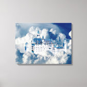 Castle in de wolken canvas afdruk (Voorkant)