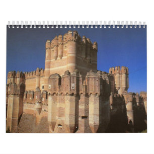 Castle in Europa en Japan Kalender
