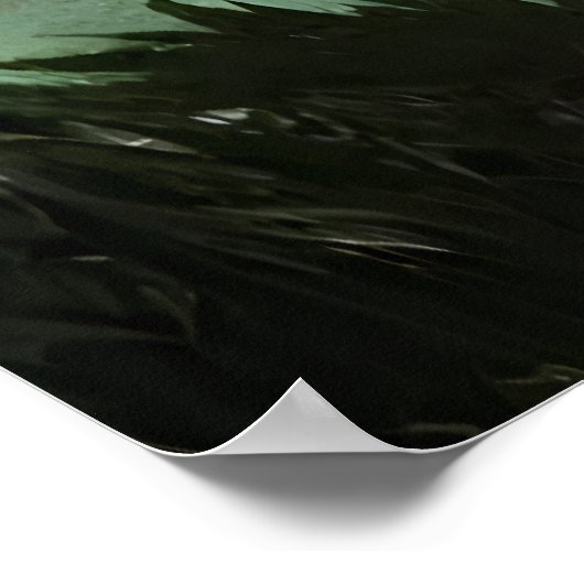 Castle in het horrorwoud | AI Art Poster (Hoek)