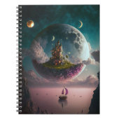 Castle in het Notitieboek Moon Fantasy Art (Voorkant)