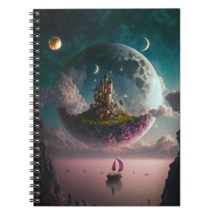 Castle in het Notitieboek Moon Fantasy Art