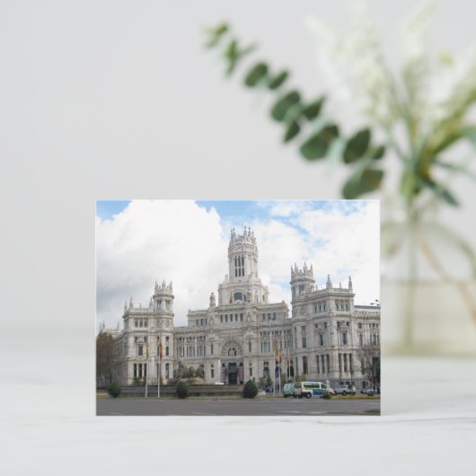 Castle in Madrid, Spain Postcard Briefkaart (Staand voorkant)
