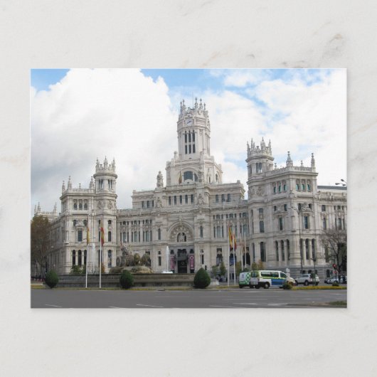 Castle in Madrid, Spain Postcard Briefkaart (Voorkant)