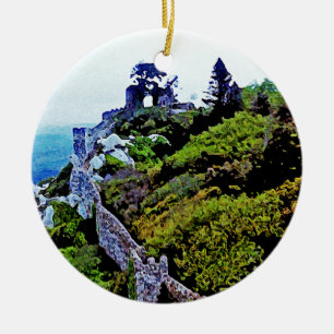 Castle in Sintra Portugal Keramisch Ornament