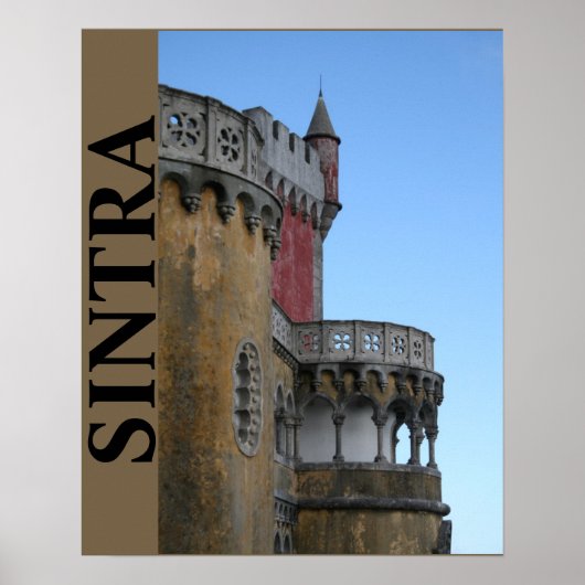 Castle in Sintra, Portugal Poster (Voorkant)