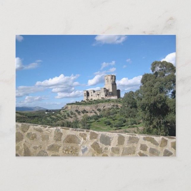 Castle in Spanje Briefkaart (Voorkant)