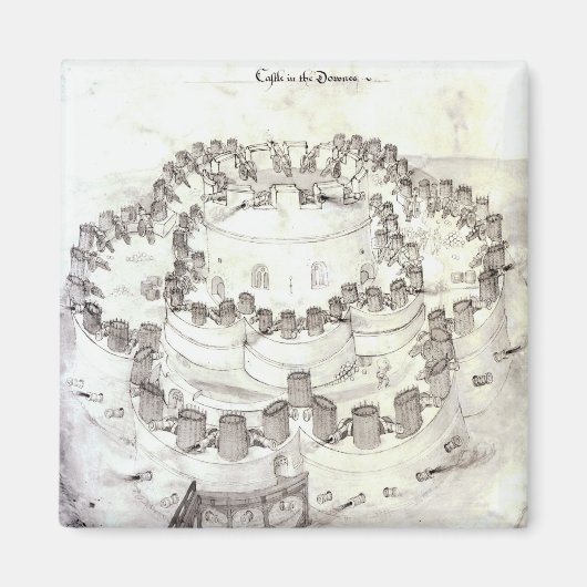 Castle in the Downes, 1539 Magneet (Voorkant)