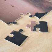 Castle in the Moon Fantasy Art Jigzaag Puzzle Legpuzzel (Zijkant)