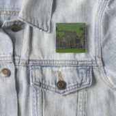 Castle Ireland Vierkante Button 5,1 Cm (In situ)