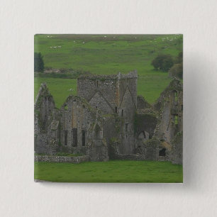 Castle Ireland Vierkante Button 5,1 Cm