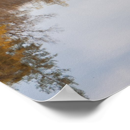 Castle komt tot uiting in het meer. Trakoshchan fo Poster (Hoek)