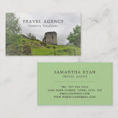 Castle Landscape, reisagent Visitekaartje (Voorkant / Achterkant)