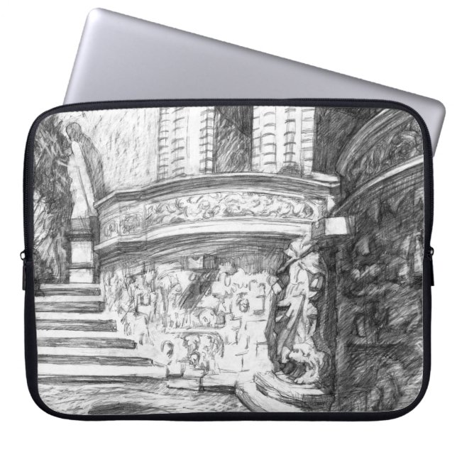 Castle Laptop Sleeve (Voorkant)