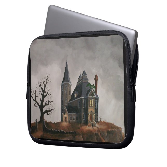Castle-laptophoes Laptop Sleeve (Voorkant Links)