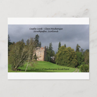 CASTLE LEOD - Scotland MacKenzie Clan Briefkaart